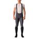 Castelli Velocissimo 5 Salopette Longue Gris Foncé Argent Réfléchi XXXL
