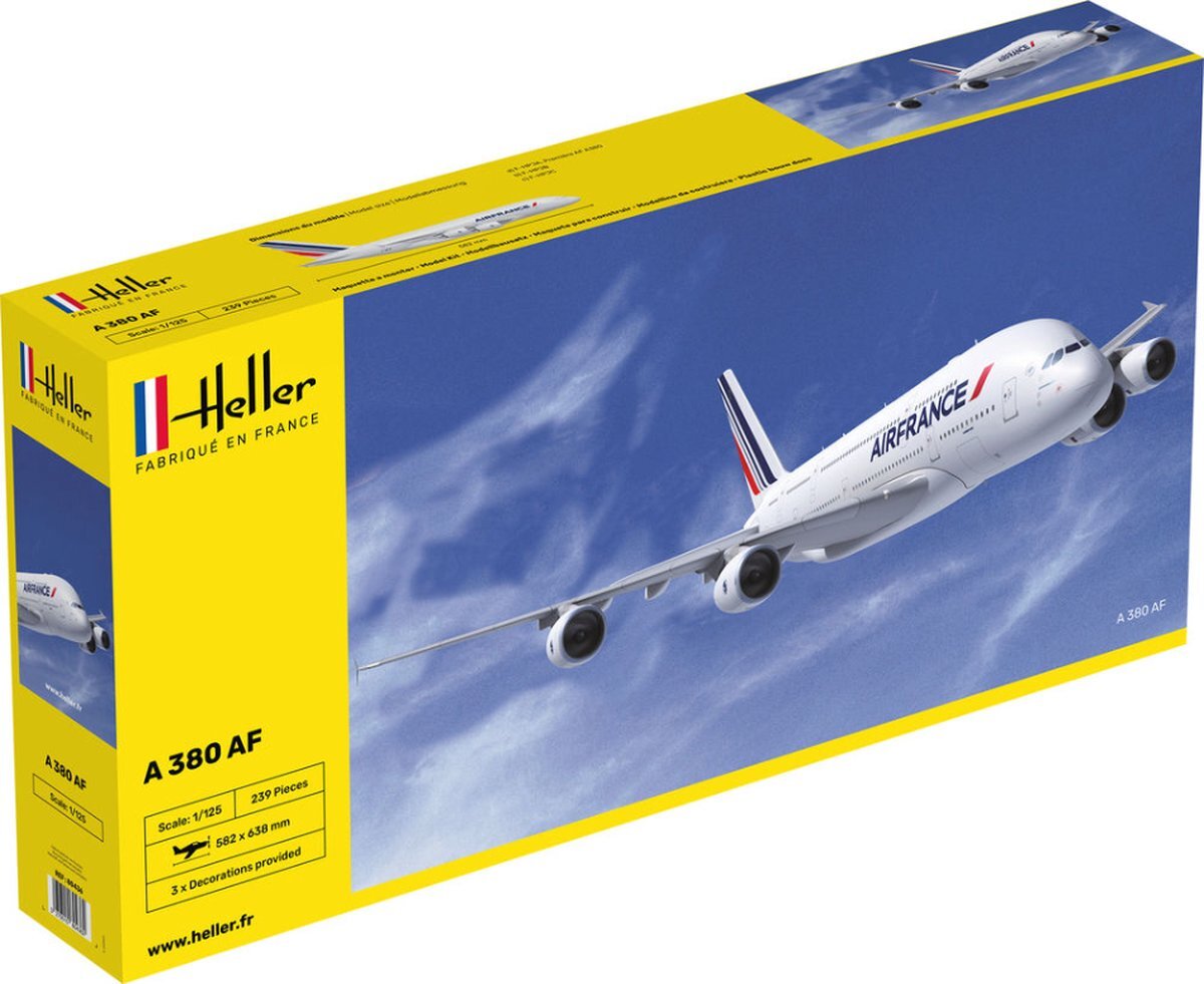 Heller 80436 modelbouwset Airbus A380 800 Air France