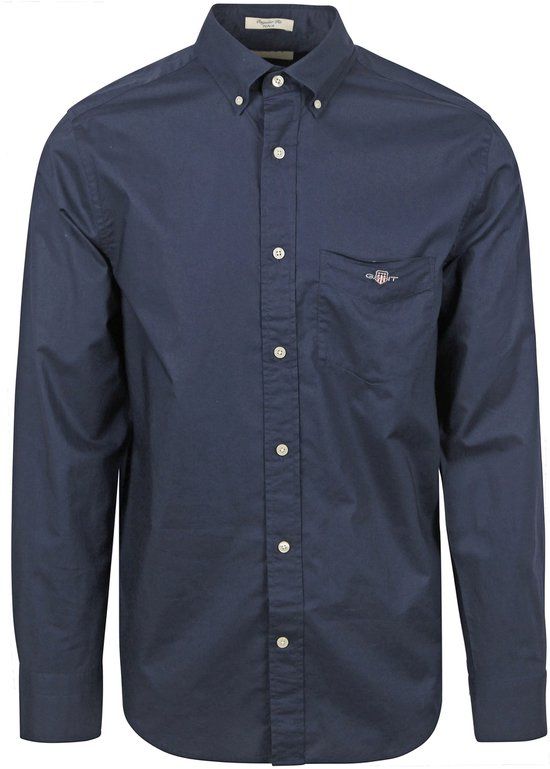 Gant Reg Shirt Met Lange Mouwen Blauw M Man