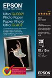 Epson Ultra Glossy Photo Paper - 10x15cm - 20 Sheets - C13S041926