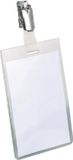 Durable 90x60mm Badge met Clip Transparant Kunststof 25 Stuks