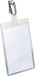 Durable 90x60mm Badge met Clip Transparant Kunststof 25 Stuks