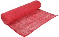 vidaXL Jute Roll 50 x 10000 cm Rood