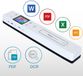 IRIScan Book handscanner mobiele scanner - flatbed scanner - Batterij Scanner documentenscanner – v7 + Readiris PDF Gratis
