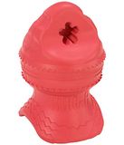 Dehner Premium hondenspeelgoed Rubber Cone, ca. 20 x 7,5 x 13 cm, rubber, rood