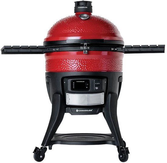 Kamado Joe Big Joe Konnected Joe Kamado Barbecue Zwart;Rood
