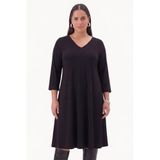 YOEK Plus Size jurk - zwart