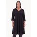 YOEK Plus Size jurk - zwart