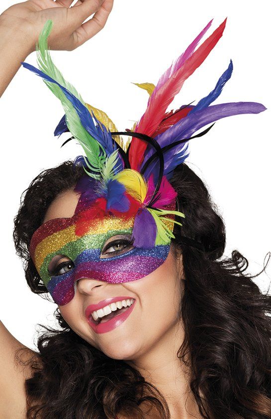 Generik Oogmasker Venice arcobaleno - 8712026002112