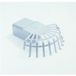 Dyka Bladvanger PVC grijs 60 x 80mm