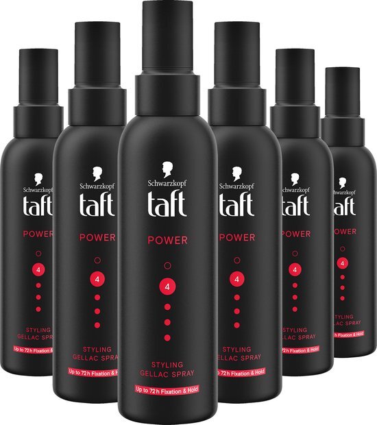 Taft - Power Styling - Gel - Spray - 6 x 150 ml - Grootverpakking