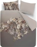 Kardol Saffron dekbedovertrek - Lits-Jumeaux - 240 x 200/220 cm - Grijsbruin