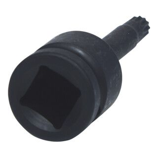 KS Tools 1/2" krachtdop bit meertands, lang, M8 - 1 stuk