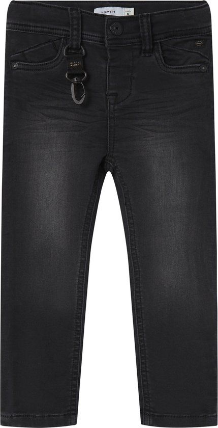 NAME IT NMMTHEO DNMTHAYER 2689SWE KEY PANT NOOS - Jongens Jeans - Maat 104 - Black Denim