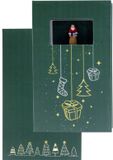 NOCH 0099503 Cadeaubox „Christmas” figuren Handbeschilderd
