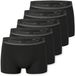 Uncover by Schiesser Schiesser Uncover 5 PACK Shorts - UNCOVER Cotton Heren Onderbroek - zwart