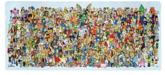 Grupo Erik The Simpsons Characters XL Muismat