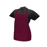 MISEMIYA 865 Schorten voor horeca, uniseks, voor volwassenen, Granaat, Pack * 1 Pcs