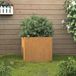 vidaXL Plantenbak 42x40x39 cm cortenstaal