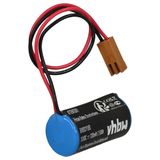 vhbw Batterie Remplacement Pour 44a724534-001, A06b-0168-d111, A06b0168d111, A98l-0031-0006, A98l00310006 Pour Robot Industriel (1200mah, 3v, Li-mno2)