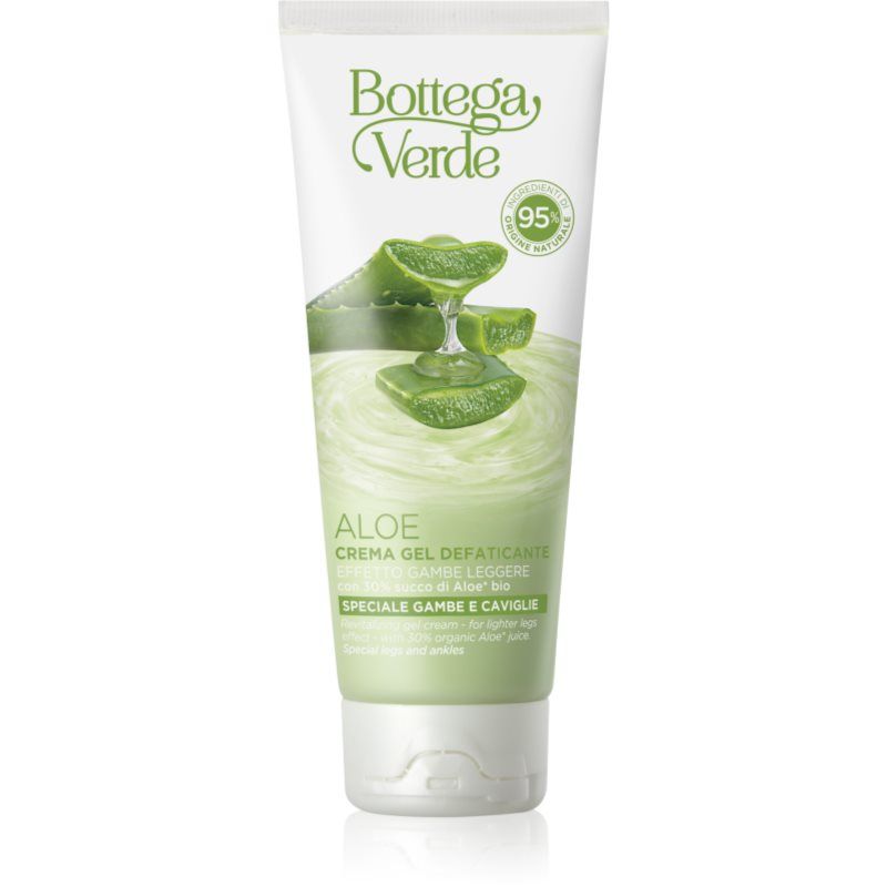 Bottega Verde Aloe Vera - Verzachtende gelcrème voor benen en enkels, 100 ml