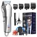 StarTech Haarstylmachine voor heren - Draadloze haarstylmachine - IPX7 waterdicht - 90 minuten gebruiksduur - Motor van 5800 omwentelingen per minuut - Roestvrijstalen messen - Zilver