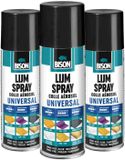 Bison Lijmspray - 3 x 200 ml - Voordeelverpakking