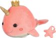 Gipsy Narval en peluche BellaBloo, 35 cm, avec musique, effets lumineux et fonctions de jeu