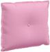 vidaXL Rugkussen Roze Stof 60 x 19 x 50 cm