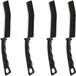 Unyqoos® Set van 4 ergonomische hoekborstels voor dieptereiniging van Étroit ruimtes