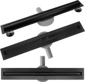 Rea Neox Slim pro - Lineaire afvoer - douchegoot - Zwart - 70 cm