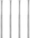 Pieds de table télescopiques 4 pcs 710-1100 mm chromé