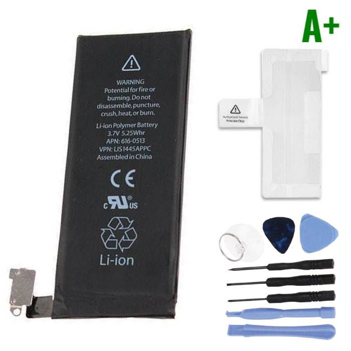 Stuff Certified iPhone 4 Batterij Reparatieset + Gereedschap & Adhesive Sticker - A+ Kwaliteit