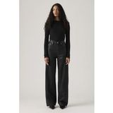 Levi's Ribcage Wide Leg H223 Prize Fighter Psk Maat: W28L32 | Jeans Outlet | Dames | Zwart