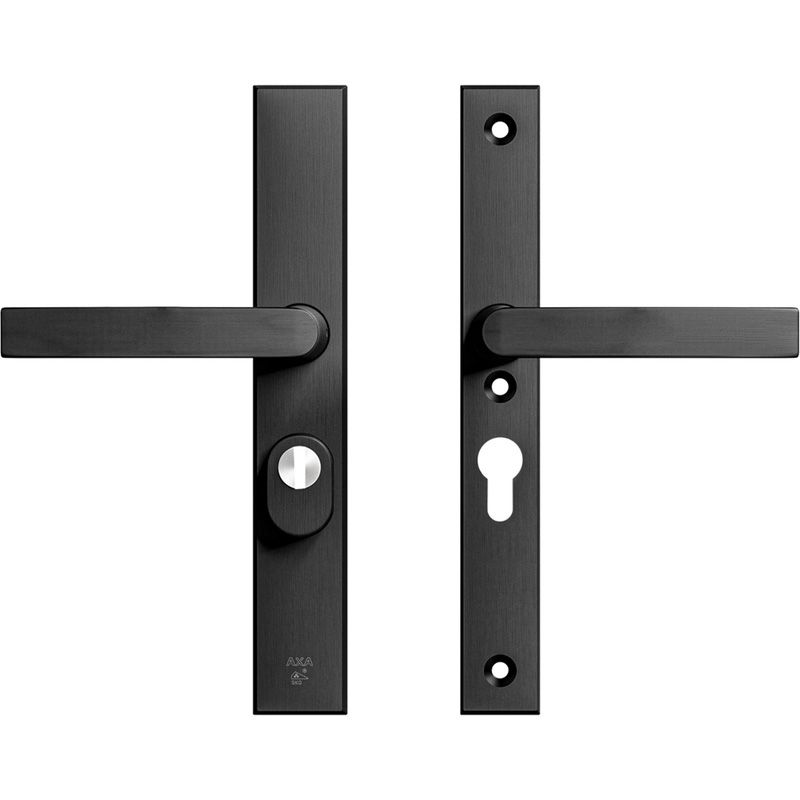 AXA Kerntrekbeveiliging Veiligheidsbeslag PC 55mm Zwart SKG*** (Set)