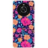 1001 coques Huawei Honor X9 4G Fleurs exotiques Bedrukt siliconen hoesje