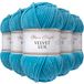 Utopia Crafts Velvet Lux Chenille superzacht, grof garen voor breien en haken, 5 x 100 g (turkooisblauw)