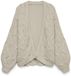 Vero Moda VMMAYBE Gebreid vest - Oatmeal - S
