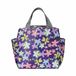 Lunchtas/handtas isolée Convient aux dames et aux hommes, grande capacité, sac à lunch imperméable réutilisable, violet pique-nique.
