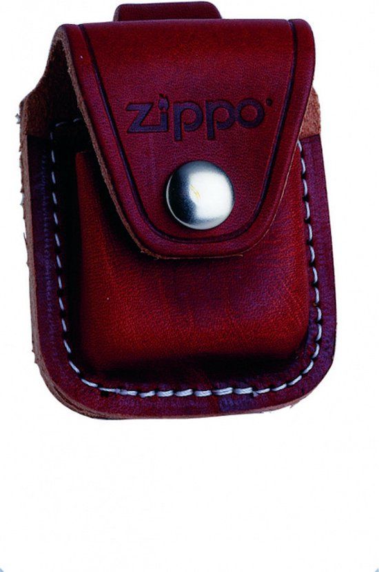 Zippo Pouch Brown with Loop - 8 cm