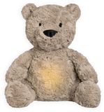 Baby's Only Bo de knuffelbeer met slaaptrainer - Baby knuffel met white noise en slimme huilsensor - Nachtlicht - Taupe