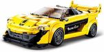 Sluban Engelse Supercar Geel - Bouwset - 283 Onderdelen - Geel
