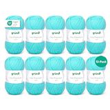 Gründl Lisa Premium Uni brei- en haakgaren, pastel-turquoise