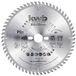 kwb Cirkelzaagblad 250 x 30 mm, zeer fijne snede, zaagblad geschikt voor werkbladen, hout en gecoate platen