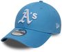 New Era Athletics MLB League Essential Bleu Pastel 9FORTY Casquette réglable