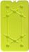 Plasticforte Platte Koelelementen 450 gram - 14 x 25 x 1 cm - geel - Voor koelbox en koeltas - dunne