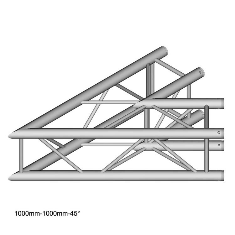 Duratruss DT 34 C19-L45 45 graden hoek 1m