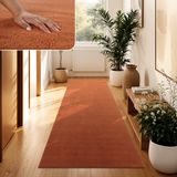 Paco Home Moderne woonkamer tapijt kortpolig wasbaar zacht uni effect bont antislip 100x200 cm