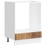 VidaXL Ovenkast Lucca Bewerkt Hout Oud Houtkleurig