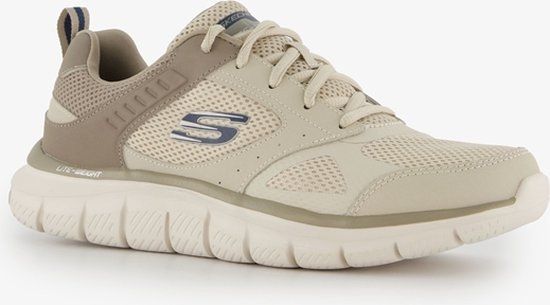 Skechers Track Syntac Heren Sneakers - Beige - Maat 43